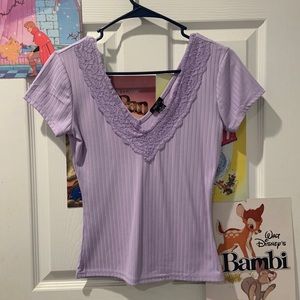 Purple cute top